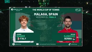 Jannik Sinner (ITA) vs Novak Djokovic (SRB) • Highlights