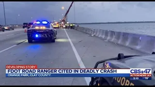 Action News Jax: FDOT Ranger Cited for Careless Driving in Buckman Bridge Crash
