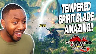 MHR Sunbreak • Tempered Spirit Blade + Sacred Sheathe Is AMAZING! | Long Sword Guide