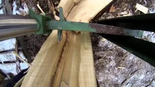 My monster log splitter!