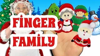 santa clause sings finger family song | Holidays Finger Family Nursery Rhyme for kids