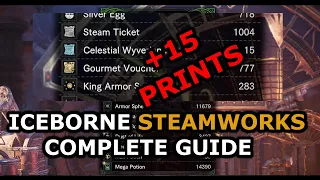 MHW - The Complete Guide to Steamworks, Including Droprates (and how much fuel per Celestial Ticket)