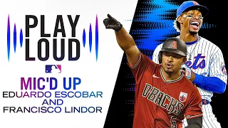 "Hit one to the moon, baby! Get sexy on us!" | MIC'D UP with Francisco Lindor, Eduardo Escobar!