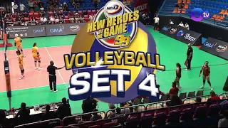 NCAA Women's Volleyball San Beda vs. Mapua (Fourth Set) | NCAA Season 99