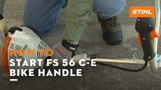 How to Start: FS 56 C-E Bike Handle | STIHL Tutorial