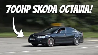 700HP Skoda Octavia SLEEPER CAR At The Nürburgring! Flybys, Accelerations, Startup, Engine, Details!