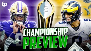Michigan vs. Washington Preview, Prediction & Bets | 2024 National Championship | BettingPros