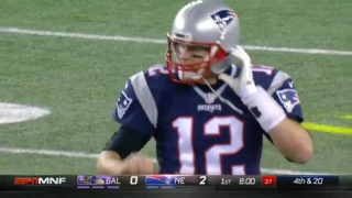 Tom Brady Angry vs Ravens
