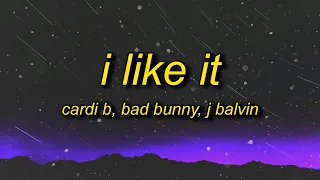 Cardi B, Bad Bunny, J Balvin - I Like It (Lyrics) slowed + reverb | yeah baby i like it like that