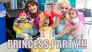 Twin's Disney Princess Party!!!- March 07, 2015 ItsJudysLife Vlogs