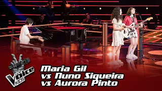 Maria Gil vs Nuno Siqueira vs Aurora Pinto | Batalha | The Voice Kids