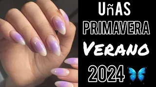 TENDENCIA UÑAS PRIMAVERA VERANO 2024 💅👌NAILS DISEÑOS