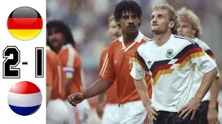 Germany 2 x 1 Netherlands (Van Basten, Littbarski)  ●1990 World Cup Extended Goal & Highlights HD