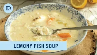 Greek-Stye Lemony Fish Soup: Psarosoupa