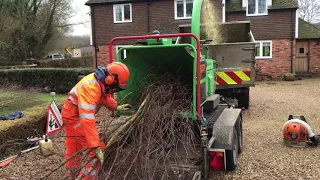 Tree Surgeons Mortice & Tenon Borecut + Greenmech Arbtrak 150 - Utility Arb