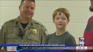 Coach and Student Resource Officer Save Student's Life