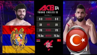 UFS Armenia Vs Bich Turk (бой без правил) Арменин и турецкий Баран