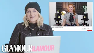 Meghan Trainor Watches Fan Covers On YouTube | You Sang My Song | Glamour