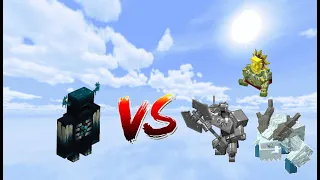 Warden vs Mowzie's Mobs (Minecraft Mob Battle Java Edition 1.18.2)