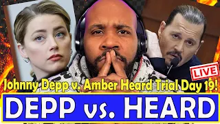 WATCH LIVE! Johnny Depp v. Amber Heard Trial Day 19; New Witness Testimonies Continues!