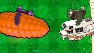 Gargantuar and Gargantuar Duel! Who will win? Funny moments! Plants Vs. Zombies. PVZ plus.