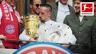 Ribery, Robben and Rafinha Say Goodbye - Emotional Double Title Celebrations