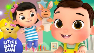 NEW⭐ Baby Max's Kangaroo Hop⭐ LittleBabyBum - Nursery Rhymes for Kids | Playing Time!