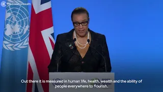 Commonwealth Secretary-General delivers Statement to High-Level Segment at COP26