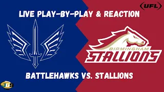 St. Louis Battlehawks vs. Birmingham Stallions | UFL WEEK 7 LIVE Play-By Play & Reaction