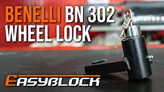 Benelli BN 302 - EasyBlock Scooter Wheel Lock - Installation Video 🔒