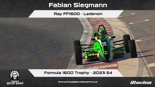 iRacing - 23S4 - Ray FF1600 - Formula 1600 Trophy - Ledenon - FS