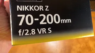 LIVE: Nikon Z 70-200mm f/2.8 Unboxing by Ken Rockwell