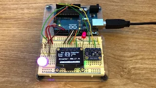 Arduino barometric altitude sensing example