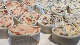 Pizza Pinwheels AND Bacon Cheddar Ranch Pinwheels