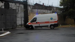 Compilation of 5х ambulances responding code 3 during counter-terrorists drill