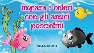 Impara i colori con gli amici pesciolini  @Mela_Educational