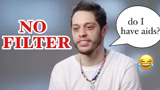 Pete Davidson having NO FILTER 2023