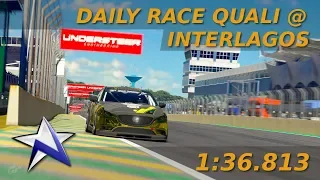 GT Sport Daily Race Quali: Gr.4 @ Interlagos 1:36.813