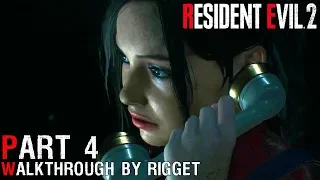 Resident Evil 2 Remake CLAIRE (2) Прохождение Часть 4 "Кабинет Шефа"