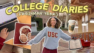 PRODUCTIVE COLLEGE DAYS IN MY LIFE! 📓 USC freshman year, studying, chores + routine!