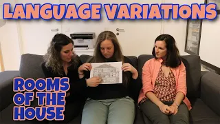 Language Variations - Rooms of the House | English, French, Hungarian