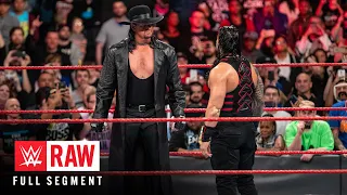 FULL SEGMENT — The Undertaker challenges Roman Reigns: Raw, Mar. 6, 2017