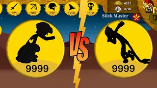 NEW UPGRADE POWERFUL OF x9999 GIANT LEADER VS x9999 GIANT STONE | STICK WAR LEGACY | STICK MASTER