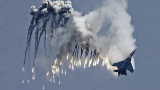 15 minutes ago! The world was shocked when a Russian SU-57 jet shot down all of NATO's F-16s right o