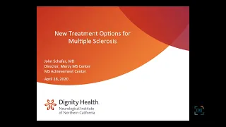 John Schafer, MD: New Treatment Options for Multiple Sclerosis