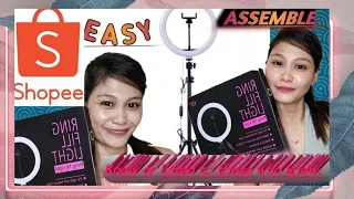 PAANO MAG ASSEMBLE NG RING LIGHT/HOW TO ASSEMBLE RING LIGHT