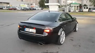 Audi rs6 c5 after motor and turbo rebuild, new exhaust