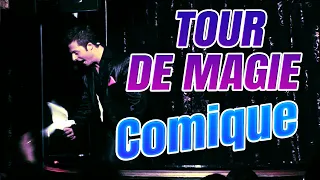 Tour de magie comique avec une Colombe - Cabaret - Eric Leblon