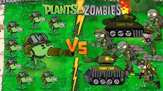 Plants vs Zombies Tanks - World War Mode - Pvz funny moments 2022