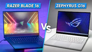 ROG Zephyrus G16 Vs Razer Blade 16 | The war in OLED